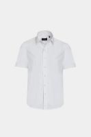 Camisa Aramis Infantil Manga Curta Flamê Bosco Branco