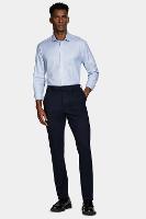 Camisa Aramis Manga Longa Maquinetada Stretch Azul - 2