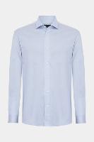 Camisa Aramis Manga Longa Maquinetada Stretch Azul - 5