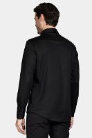 Camisa Aramis Manga Longa Slim Algodão Modal e Seda Preto - 3