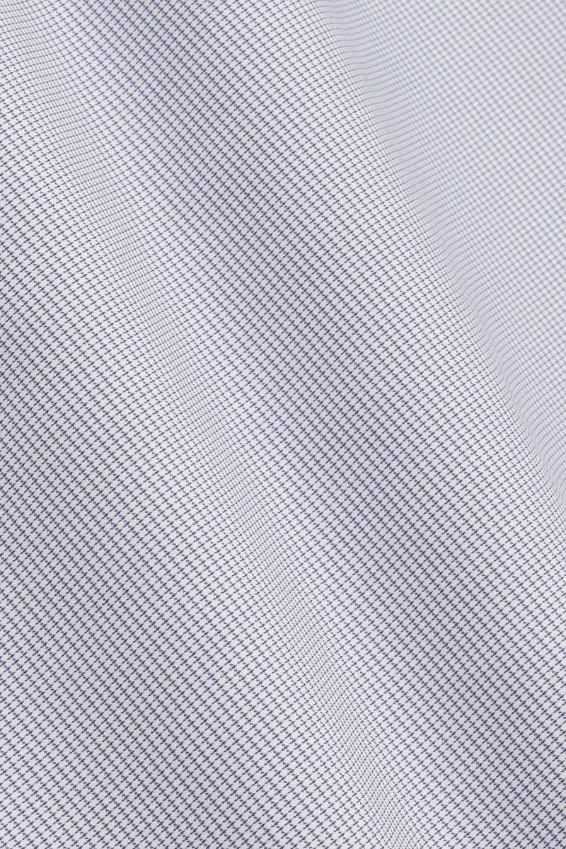 Camisa Aramis Manga Longa Regular Branco e Azul - 5