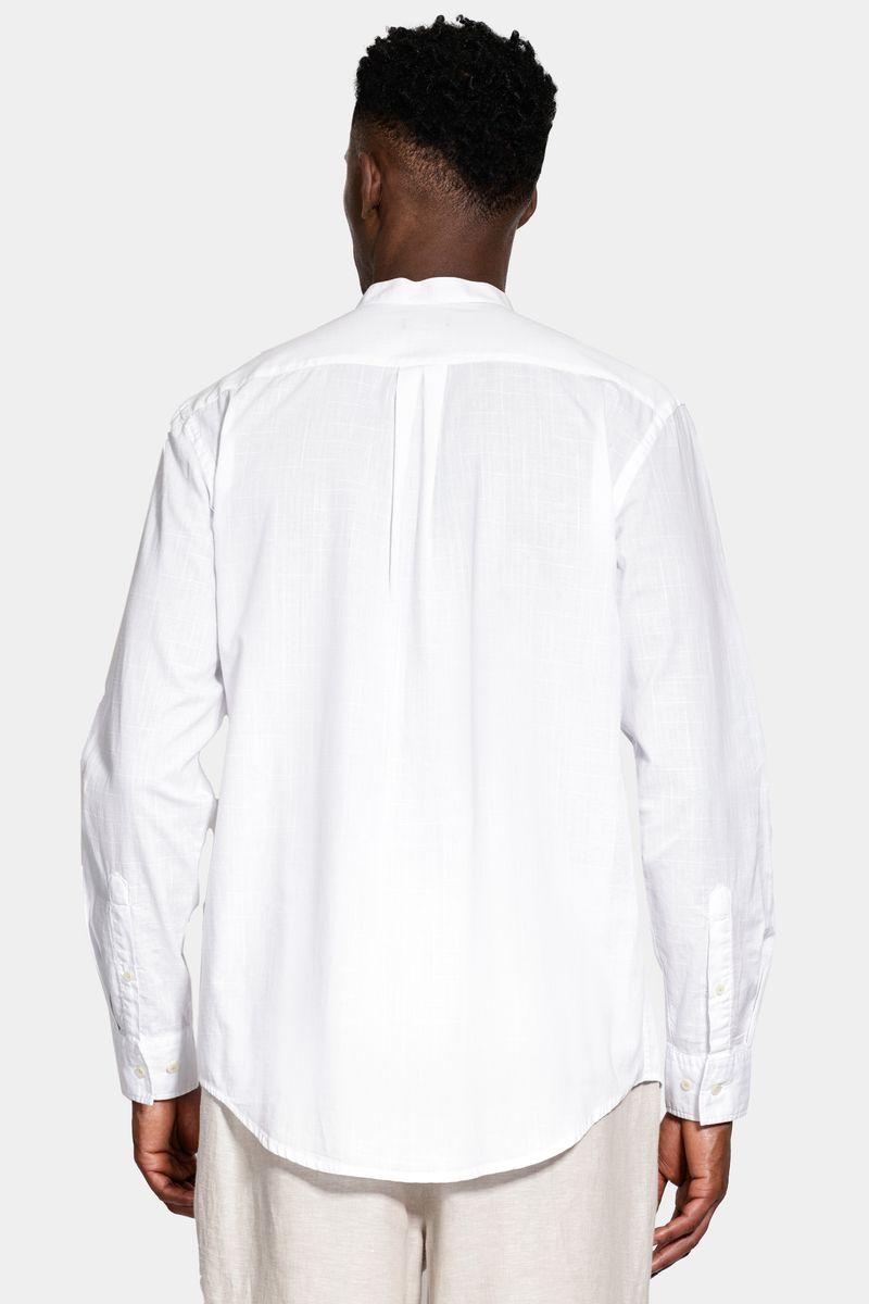 Camisa Aramis Manga Longa Regular Algodão Flame Branco - 4