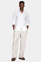 Camisa Aramis Manga Longa Regular Algodão Flame Branco - 2