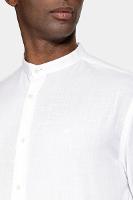 Camisa Aramis Manga Longa Regular Algodão Flame Branco - 3