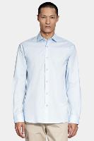 Camisa Aramis Slim Tricoline Algodão Manga Longa Azul - 1