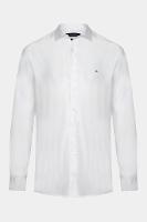 Camisa Aramis Slim Algodão Tricoline Manga Longa Branco - 1