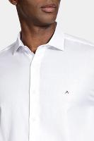 Camisa Aramis Slim Algodão Tricoline Manga Longa Branco