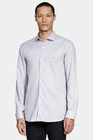 Camisa Aramis Slim Algodão Tricoline Manga Longa Cinza - 2
