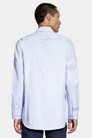 Camisa Aramis Slim Algodão Tricoline Manga Longa Azul - 5