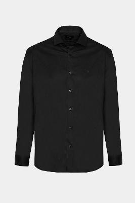 Camisa Aramis Manga Longa Tech Cotton Blend Preto