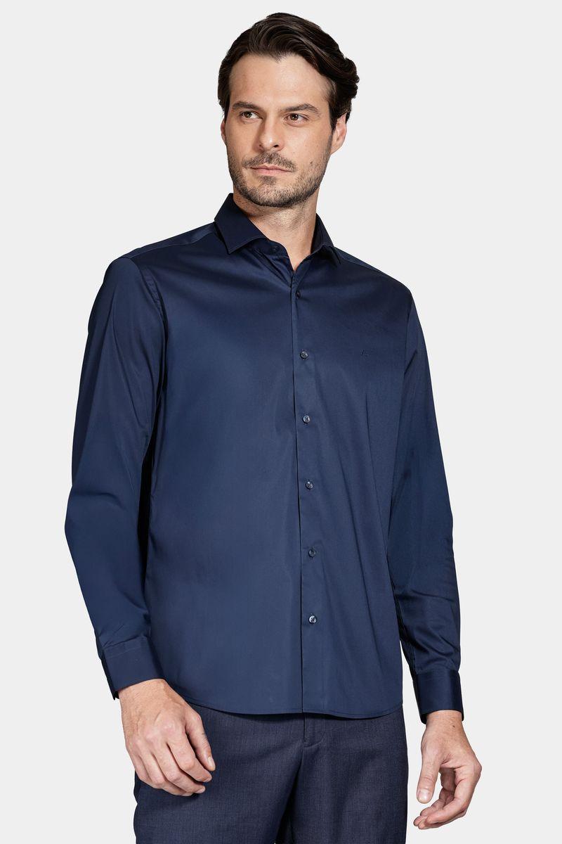 Camisa Aramis Manga Longa Tech Cotton Blend Marinho - 1
