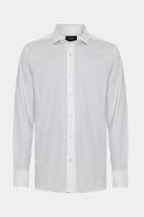 Camisa Aramis Manga Longa Maquinetada Stretch Branco