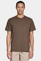 Camiseta Aramis Algodão Flamê Manga Curta Caqui - 1