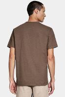 Camiseta Aramis Algodão Flamê Manga Curta Caqui - 3