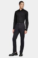 Camisa Aramis Slim Tricoline Algodão Manga Longa Preto - 2