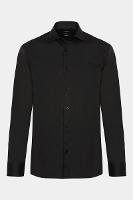 Camisa Aramis Slim Tricoline Algodão Manga Longa Preto - 5