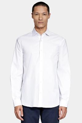 Camisa Aramis Slim Tricoline Algodão Manga Longa Branco
