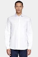 Camisa Aramis Slim Tricoline Algodão Manga Longa Branco - 1