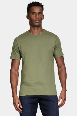 Camiseta Aramis Manga Curta Basica Verde Militar