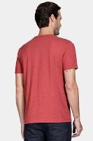 Camiseta Aramis Manga Curta Algodão Básica Vermelho - 3