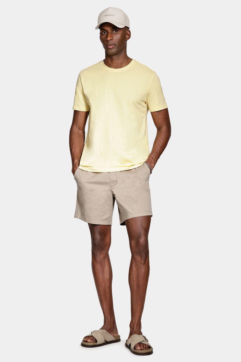 Camiseta Aramis Manga Curta Algodão Básica Vanilla - 2