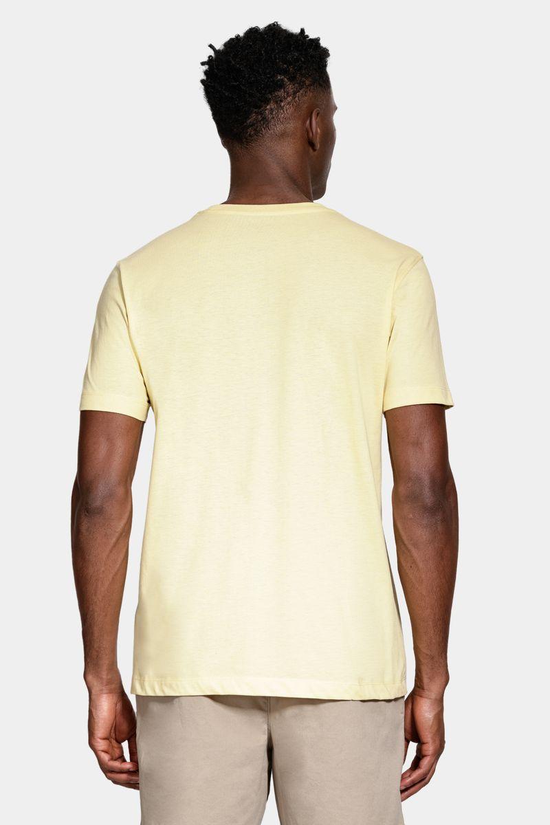 Camiseta Aramis Manga Curta Algodão Básica Vanilla - 4