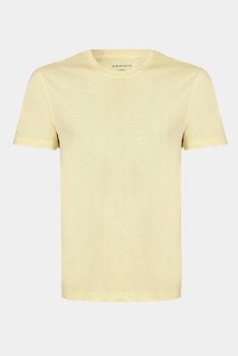 Camiseta Aramis Manga Curta Algodão Básica Vanilla