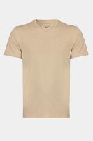 Camiseta Aramis Manga Curta Algodão Básica Areia - 1