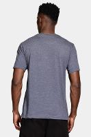 Camiseta Aramis Malha Mescla Manga Curta Básica Marinho - 3