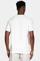 Camiseta Aramis Crepe Algodão Manga Curta Off White - 4