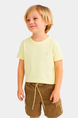 Camiseta Aramis Infantil Manga Curta Laranja