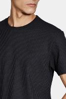 Camiseta Aramis Manga Curta Canelado Vegas Preto - 3