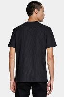 Camiseta Aramis Manga Curta Canelado Vegas Preto - 4