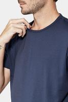 Camiseta Aramis Manga Curta de Algodão Pima Gaseado Navy - 2