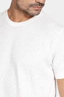 Camiseta Aramis Manga Curta Canelado Vegas Off White
