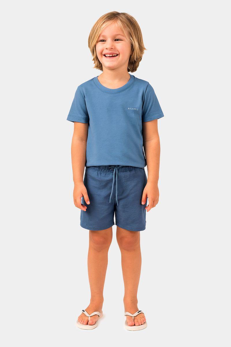 Camiseta Aramis Infantil Manga Curta Linhas Indigo - 2