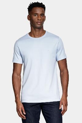 Camiseta Aramis Manga Curta Interlock Pima Topazio 116