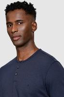 Camiseta Aramis Manga Curta Jersey Henley Navy - 2