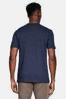 Camiseta Aramis Manga Curta Jersey Henley Navy - 3