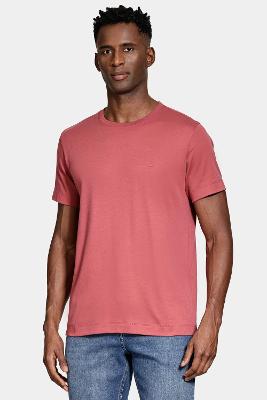 Camiseta Aramis Manga Curta Interlock Pima Terracota 116