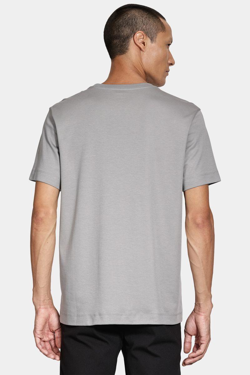 Camiseta Aramis Manga Curta Interlock Pima Granito - 3