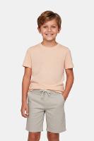 Camiseta Aramis Infantil Manga Curta Stonada Salmão - 1