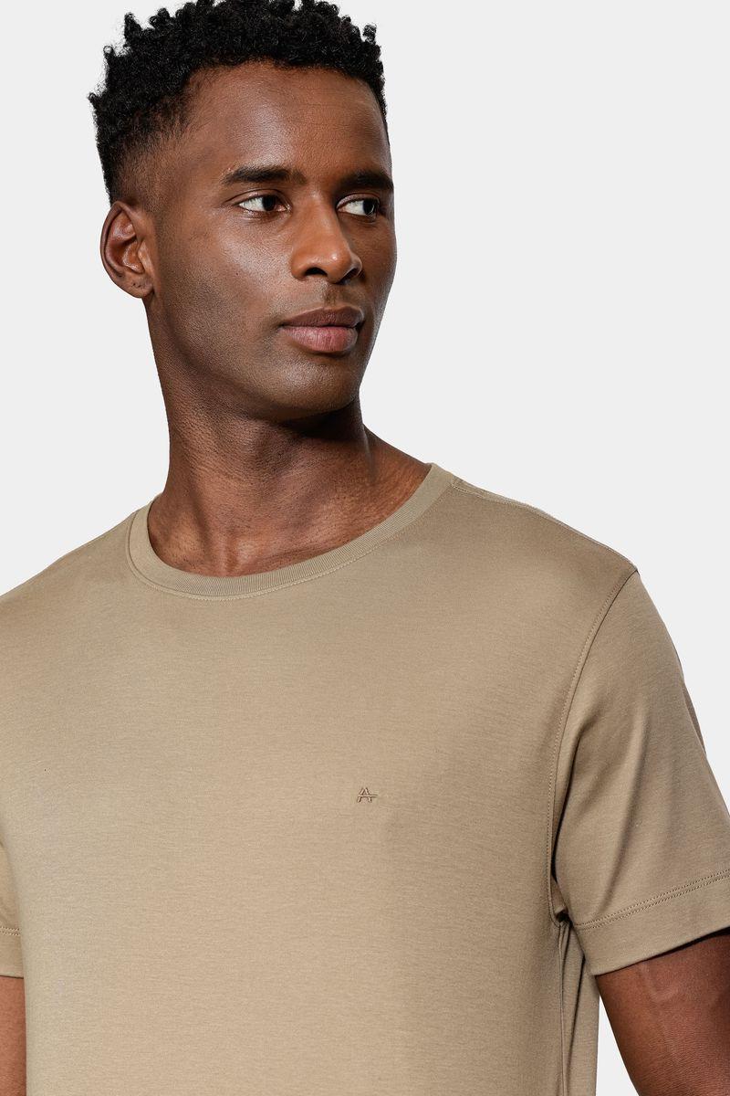 Camiseta Aramis Manga Curta Interlock Pima Areia 116 - 2