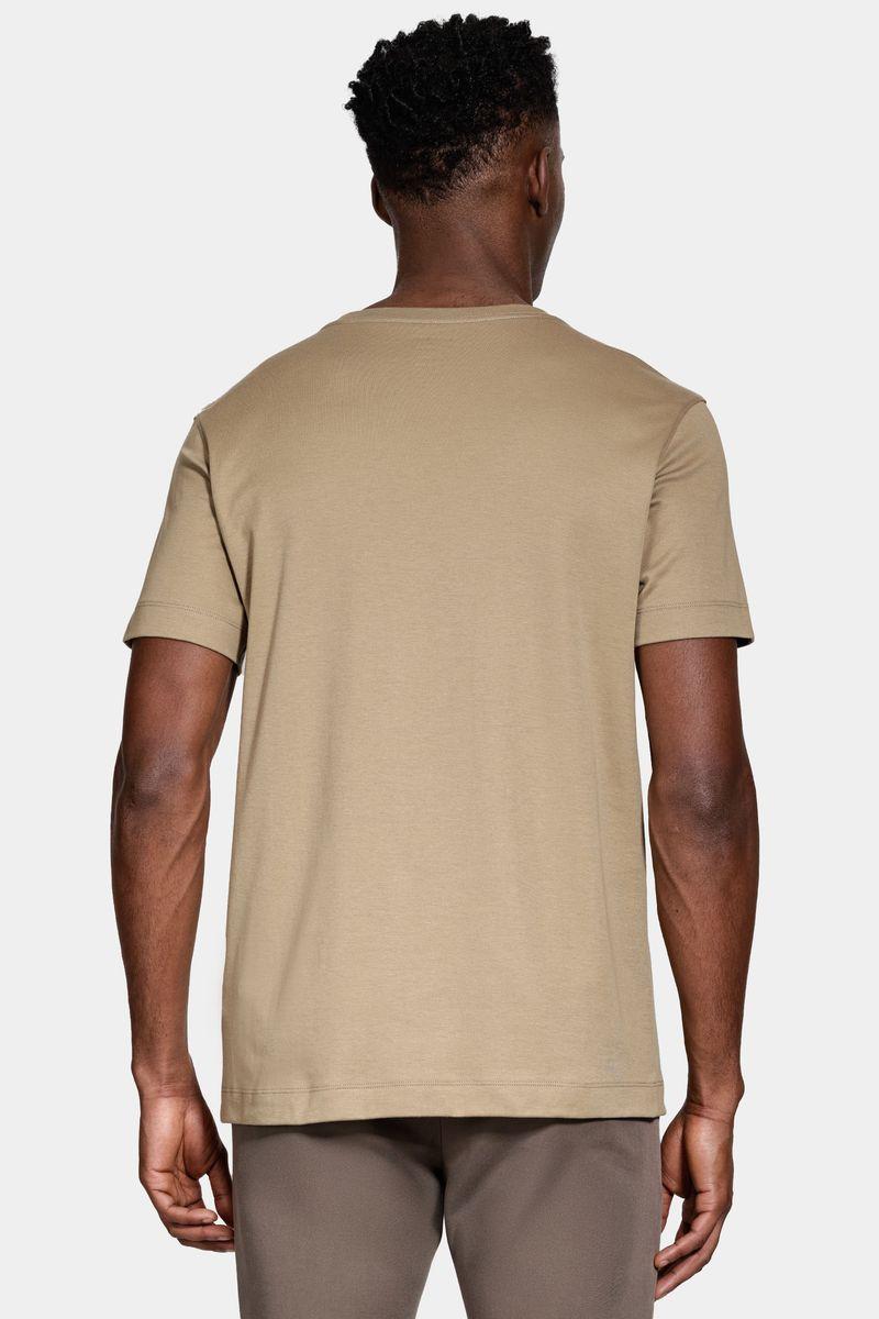 Camiseta Aramis Manga Curta Interlock Pima Areia 116 - 3