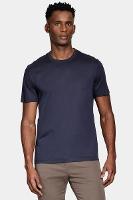 Camiseta Aramis Manga Curta Silk Blend Modal Navy - 1