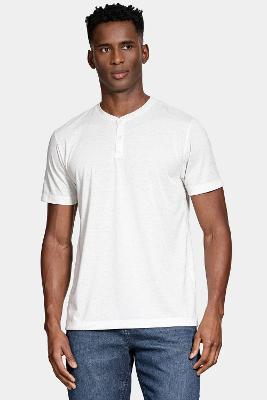 Camiseta Aramis Manga Curta Portuguesa Linho Natural