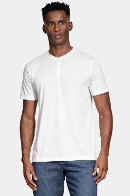 Camiseta Aramis Manga Curta Portuguesa Linho Natural