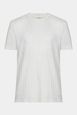 Camiseta Aramis Manga Curta Malha Stela Off White