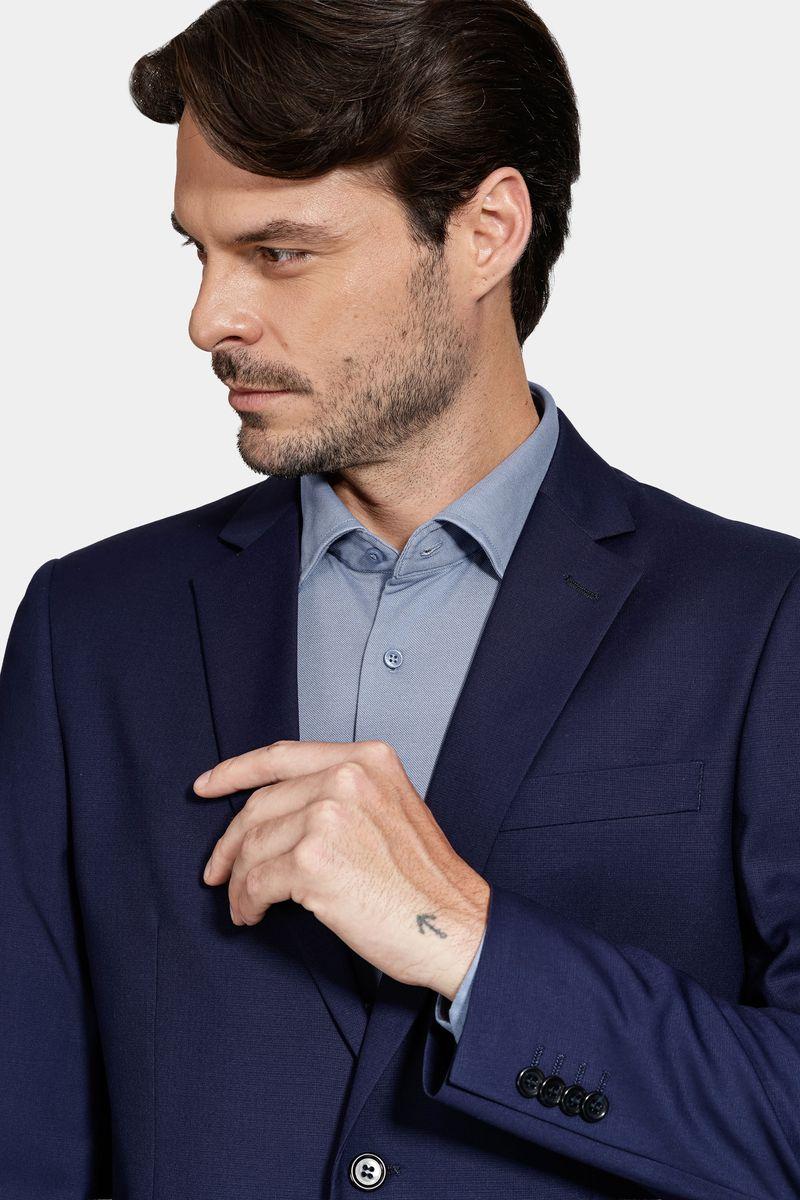 Costume Aramis Super Slim Liso Marinho - 4