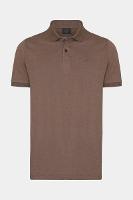 Polo Aramis Manga Curta Gola Mescla Castor - 1